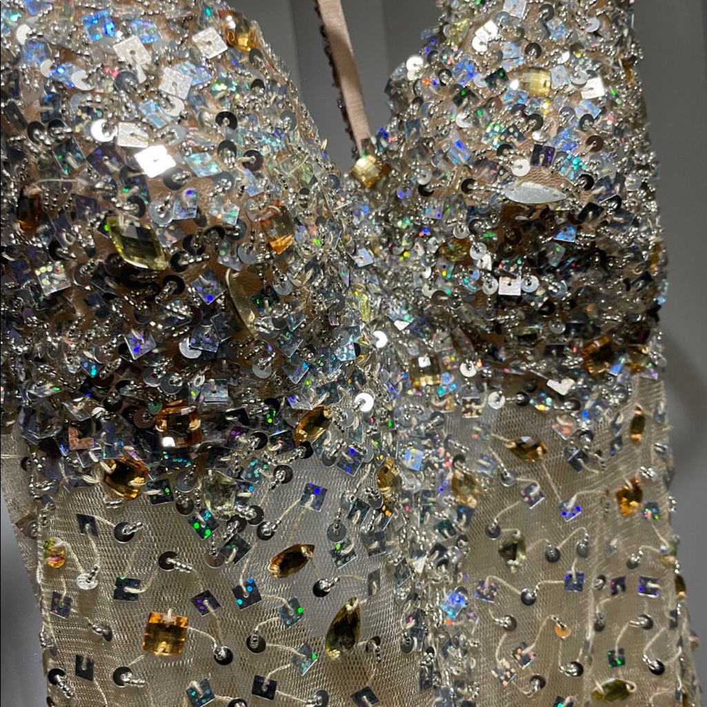 Designer Hand Beaded Gown